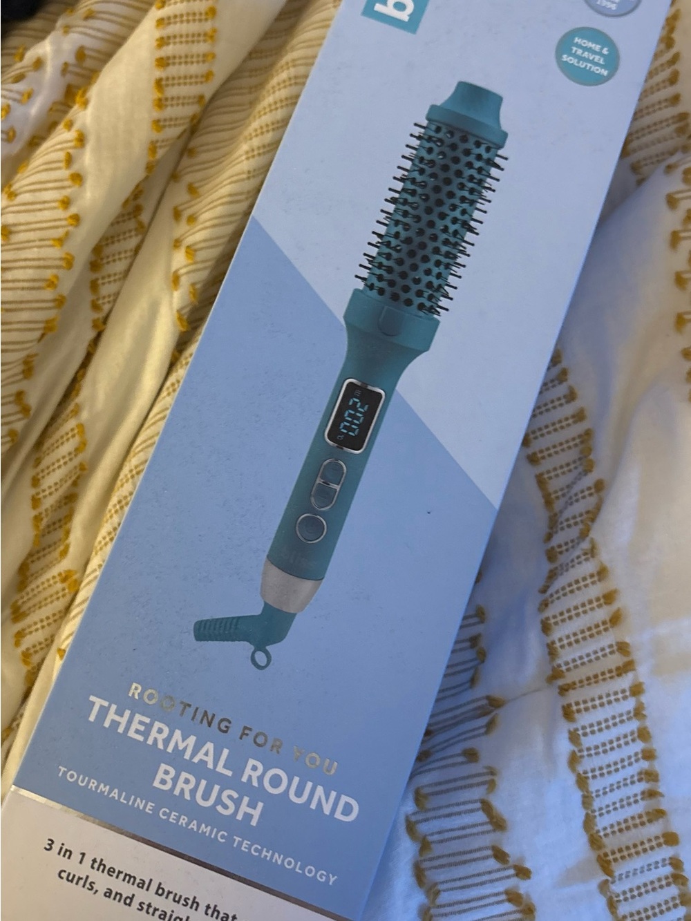 Bliss Teal Thermal Round Brush